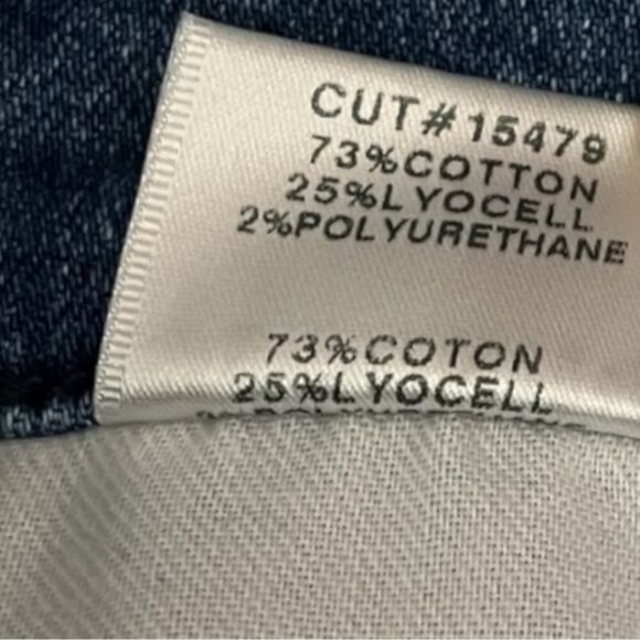 J Brand Blue Selena Cropped Flare Jeans Size 28 - Picture 10 of 12